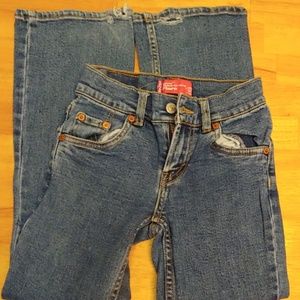 Levis 517 stretch flare regular size 7